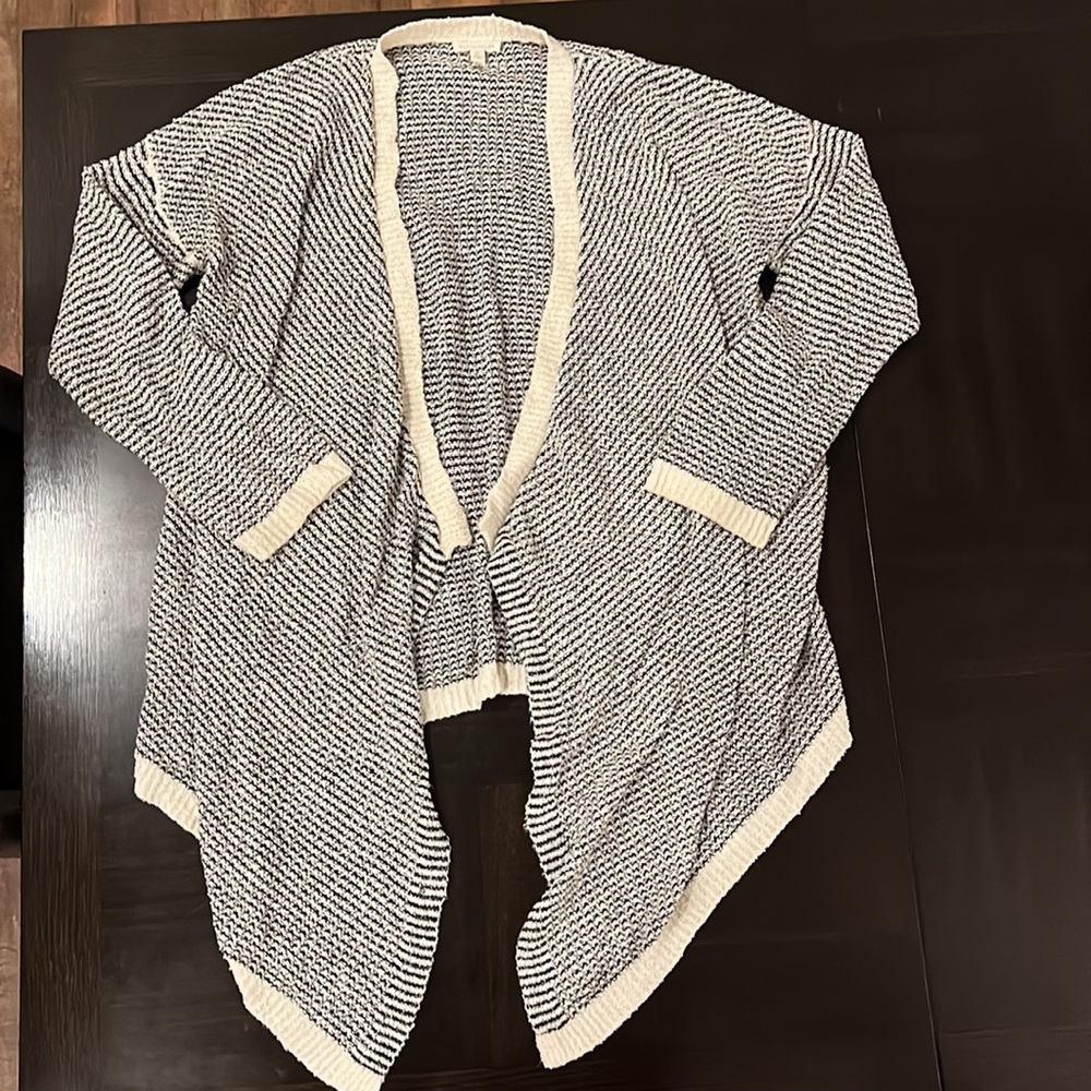 Eileen Fisher Sweater! Striped cardigan, Large